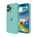 iPhone Camera Protection Silicone Case (Spearmint Green)
