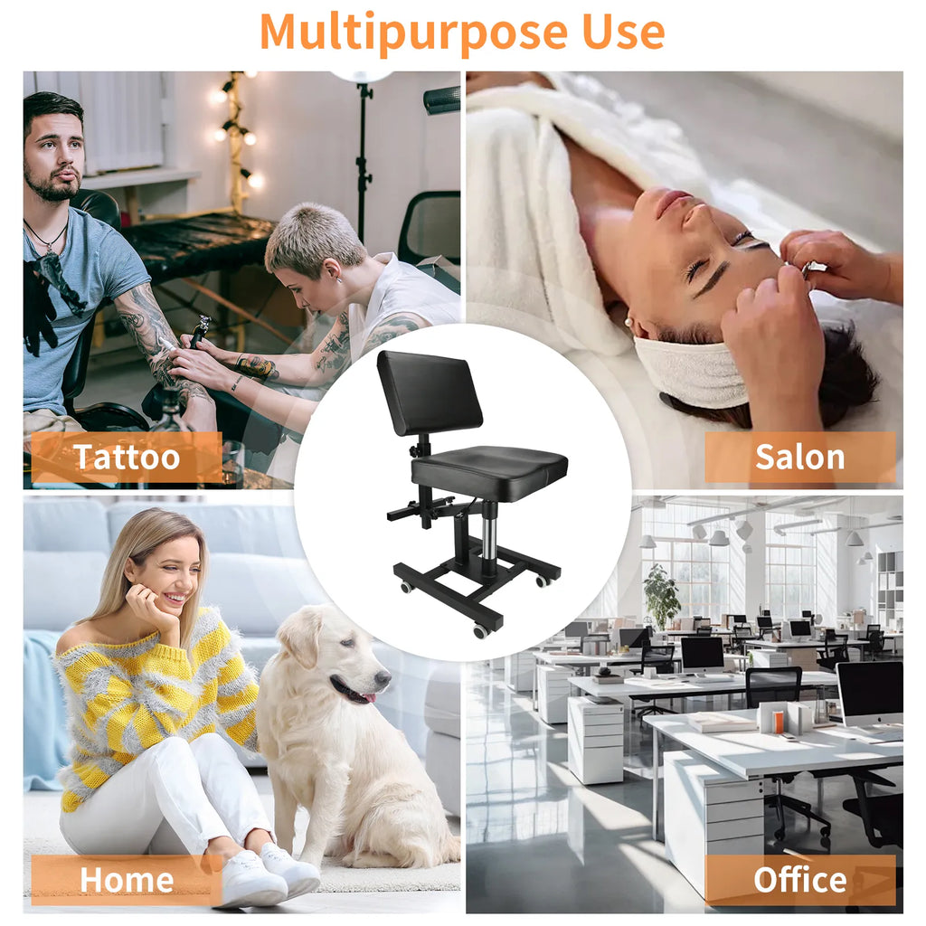 TAIDU Flash Sale New Upgraded Pneumatic Tattoo Chair Liftable