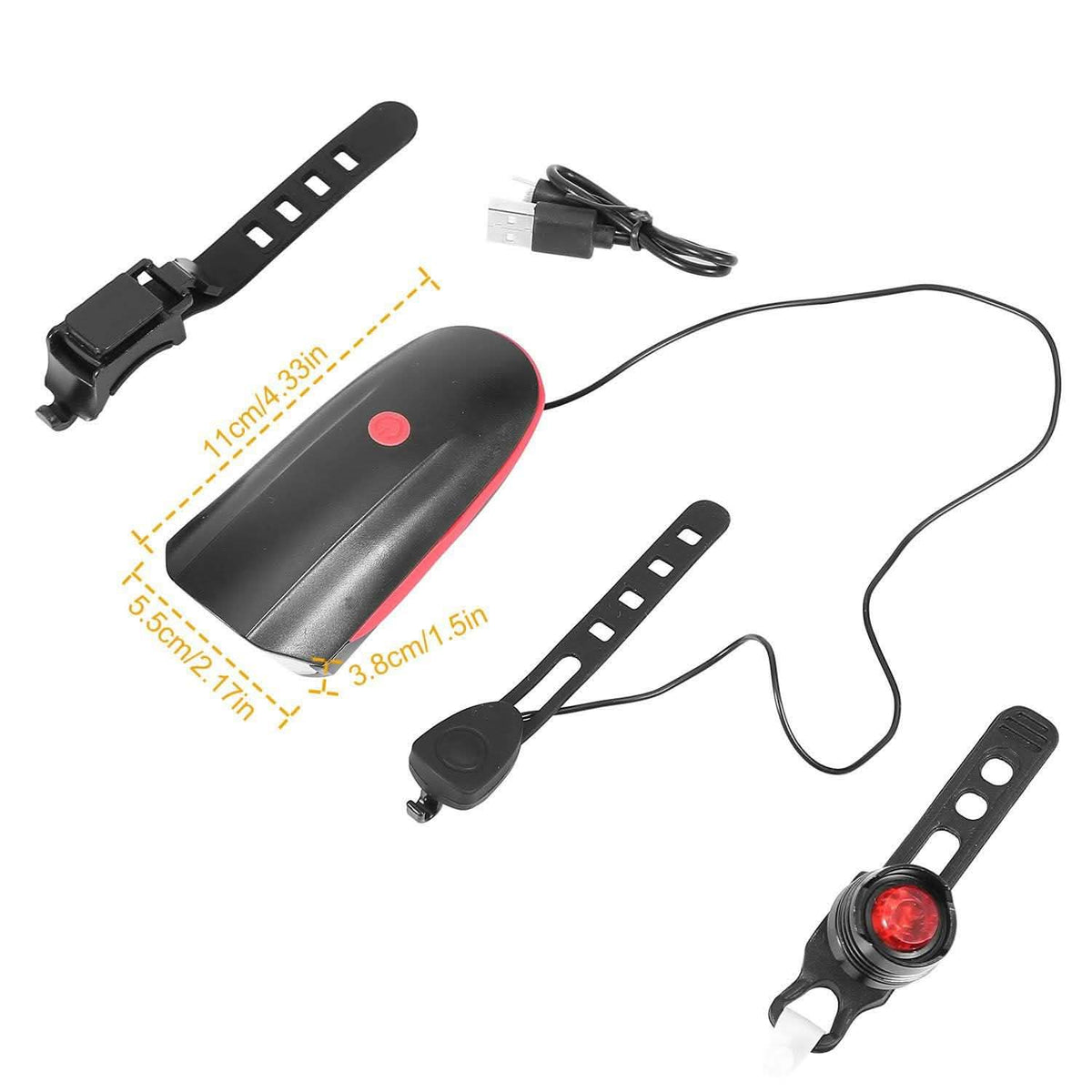 10000LM Bike Headlight USB Rechargeable