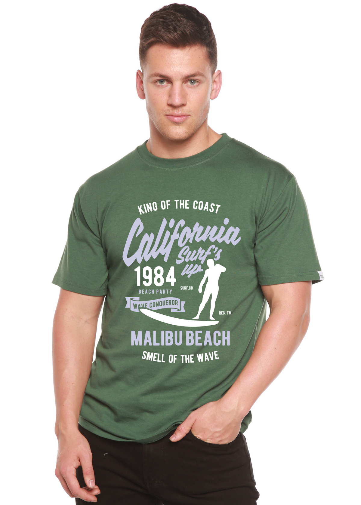 California 1984 Spun Bamboo® Men's Bamboo Viscose/Organic Cotton Short Sleeve Graphic T-Shirt