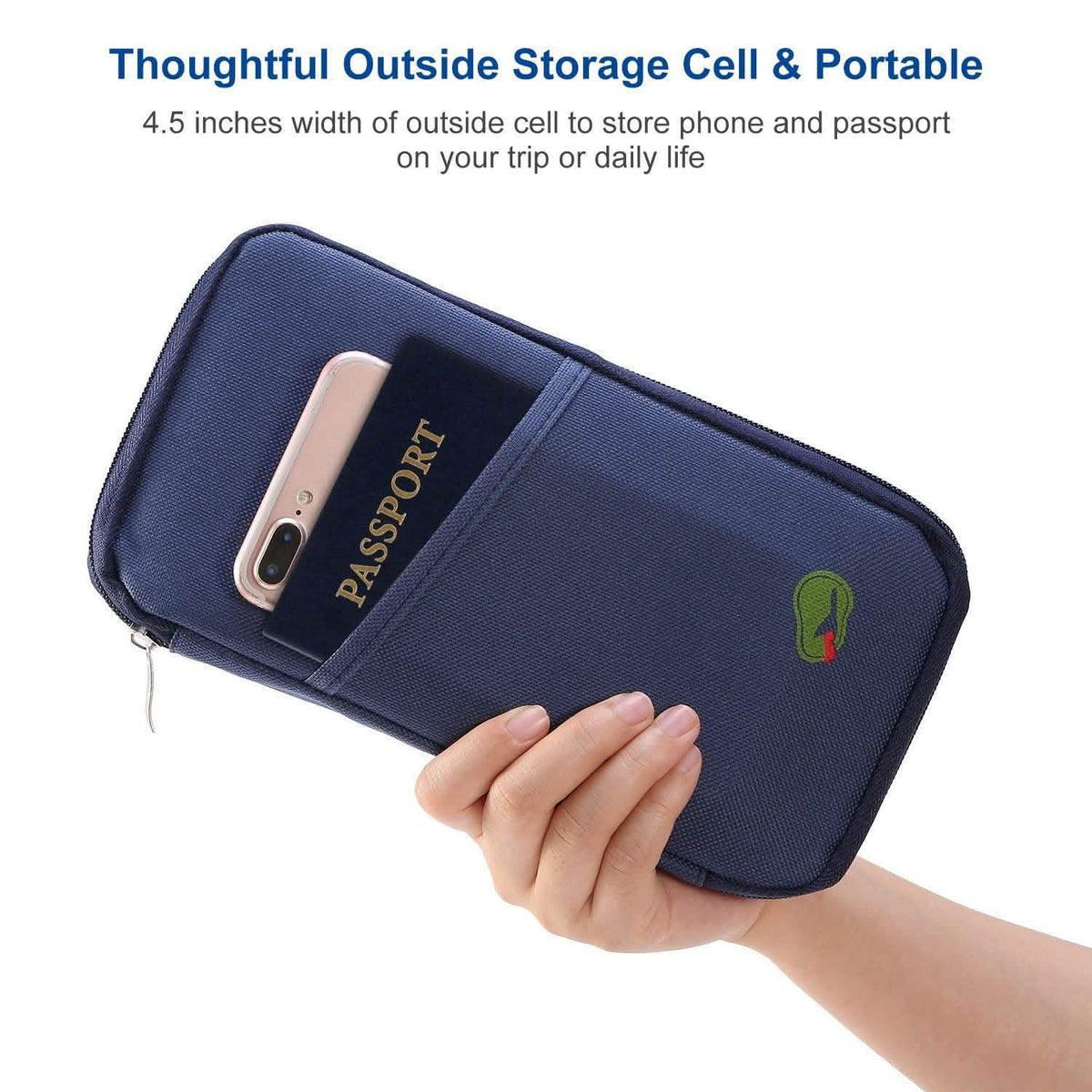12 Pocket Travel Passport Wallet