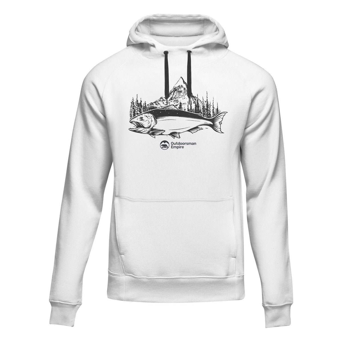 Fishing Mountain Unisex Hoodie