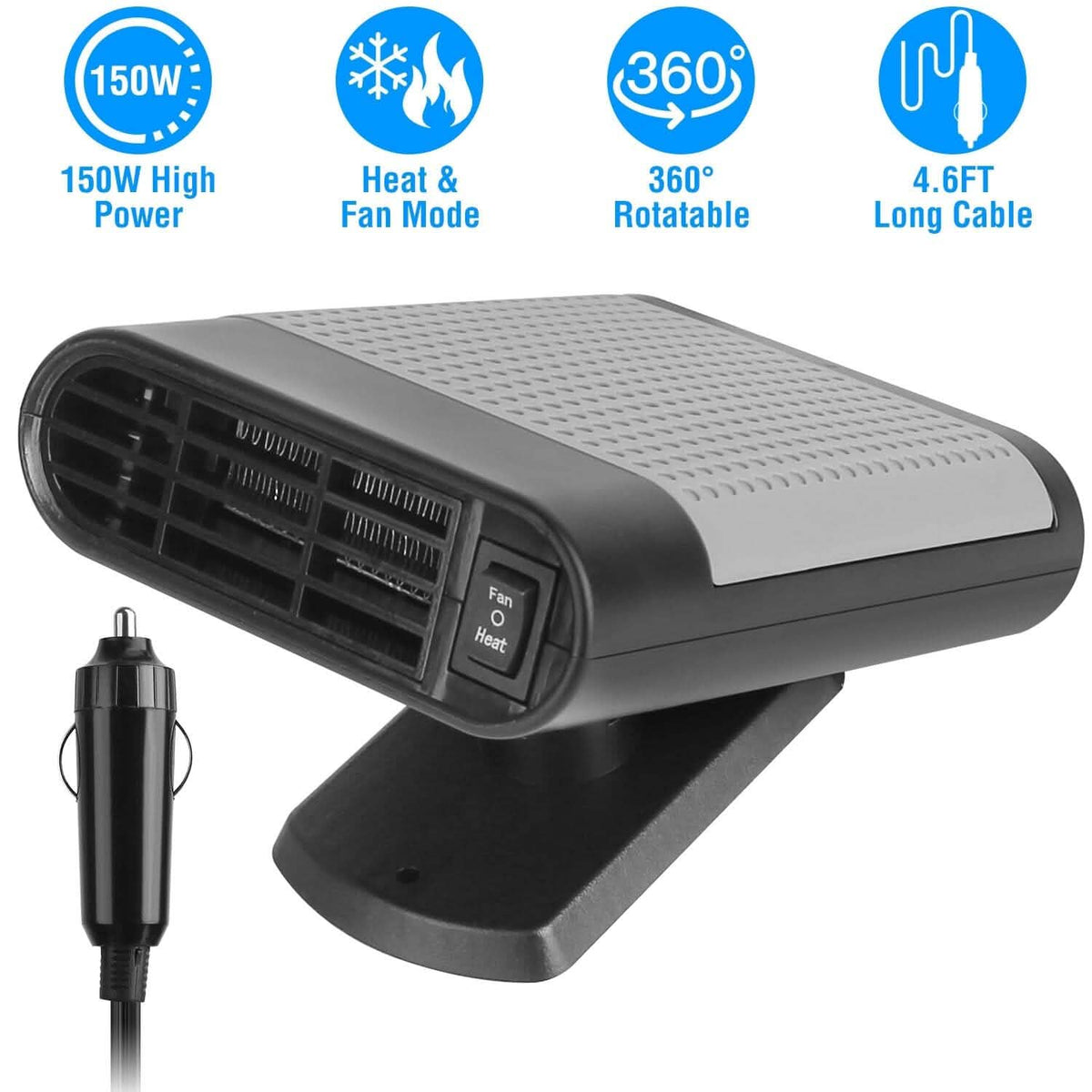 12V 150W Portable Car Heater