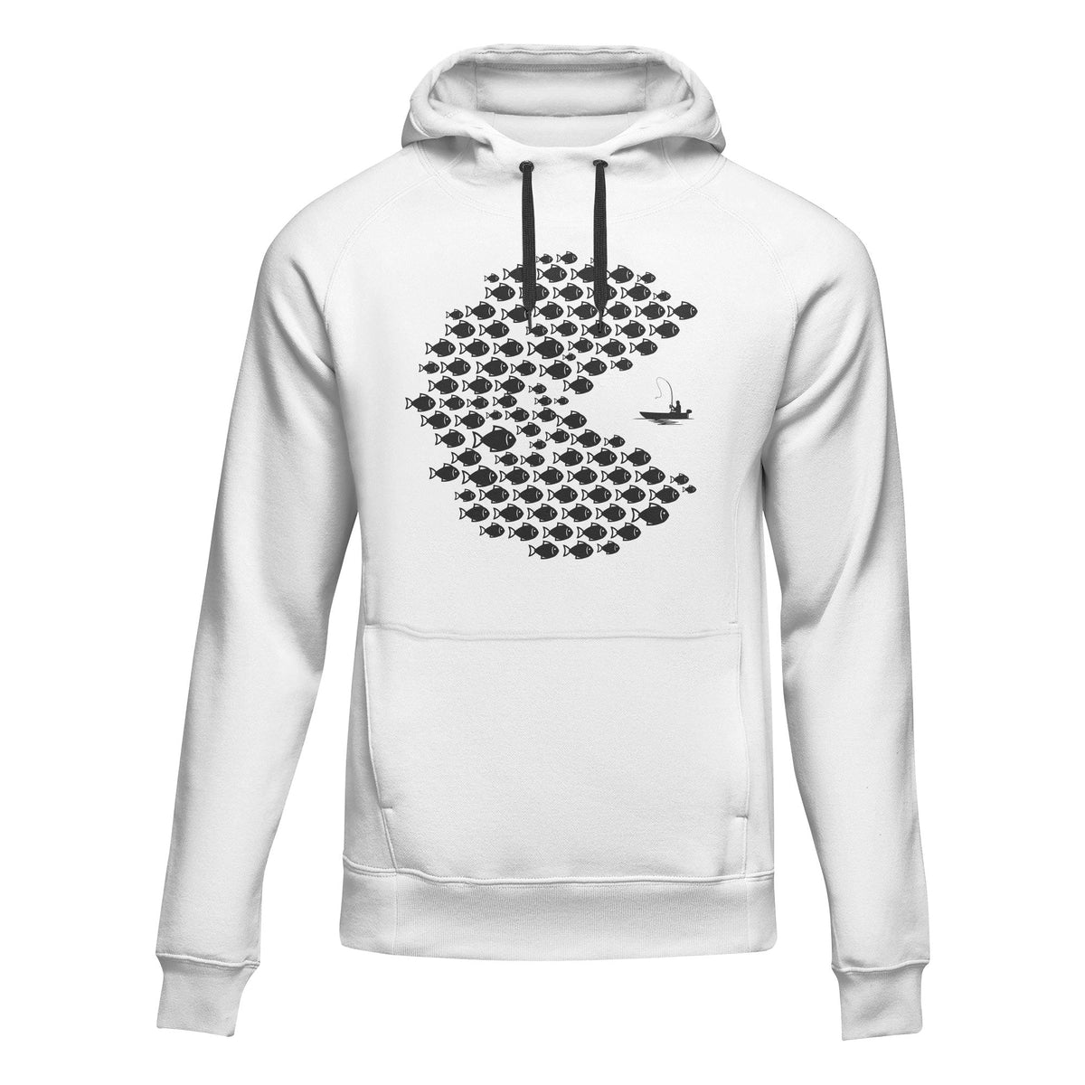 Fishing Pacman Style Unisex Hoodie