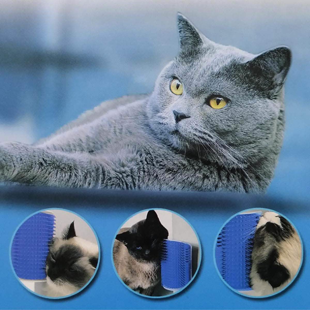 2-Pack: Soft Cat Corner Self Groomer Brush