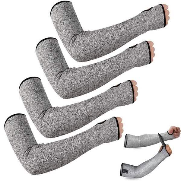 2-Pair: Safety Arm Sleeve Anti Cut Puncture Proof