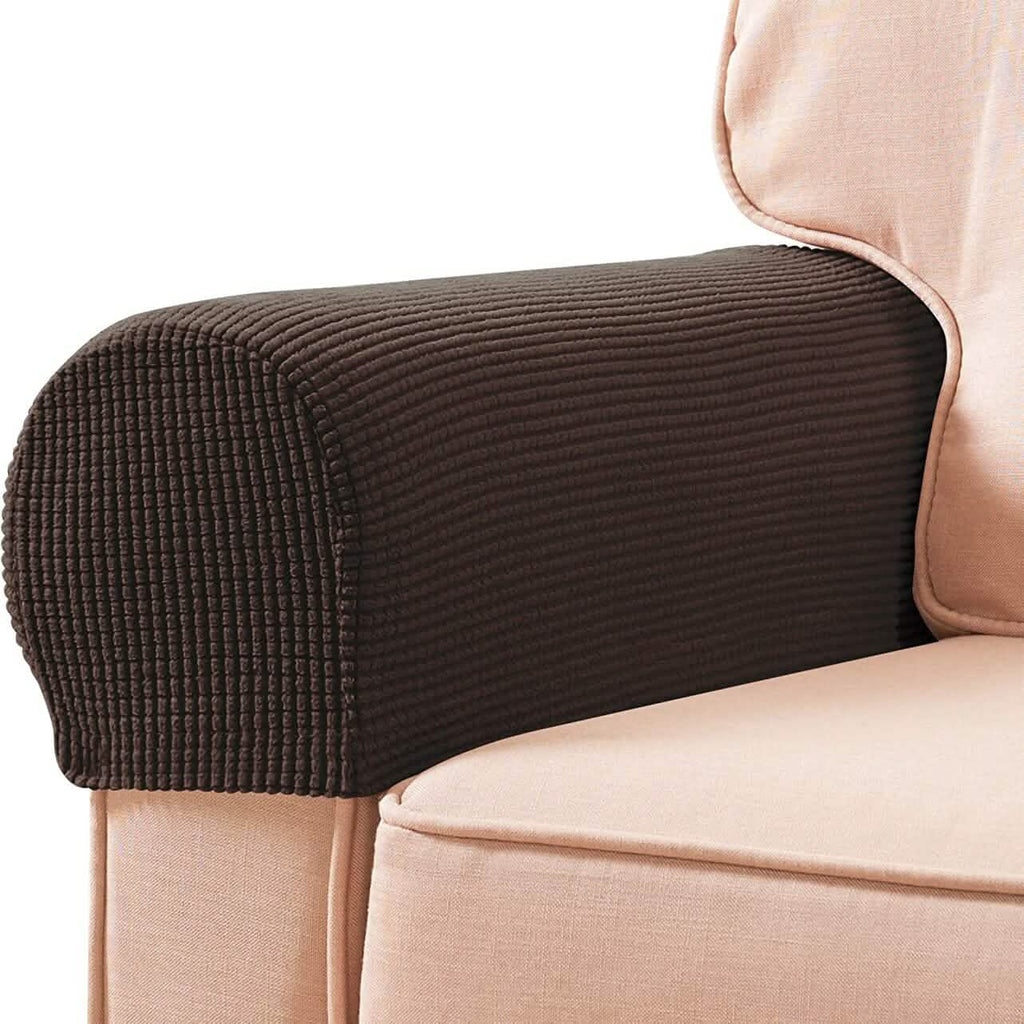 2-Piece: Jacquard Sofa Armrest Slipcover