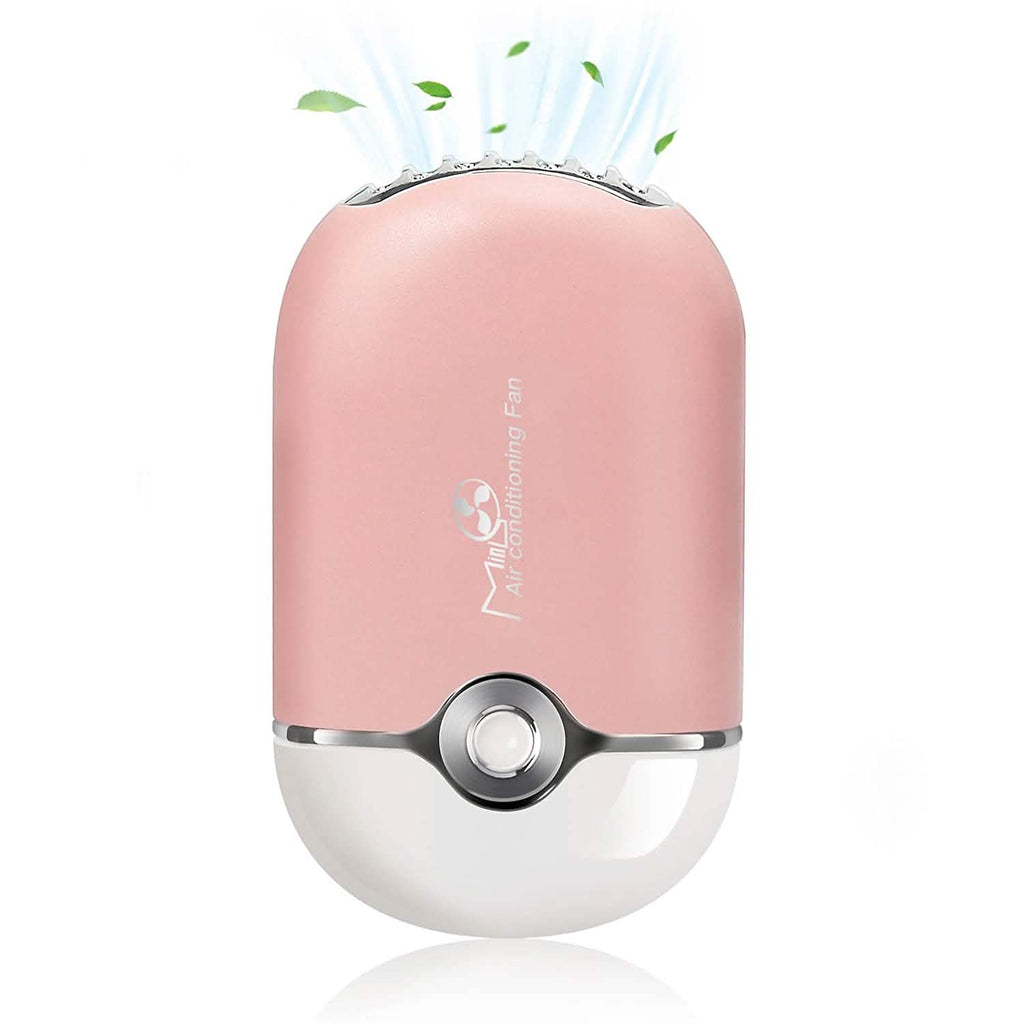 2-Piece: Rechargeable Handheld Mini Eyelash Fan