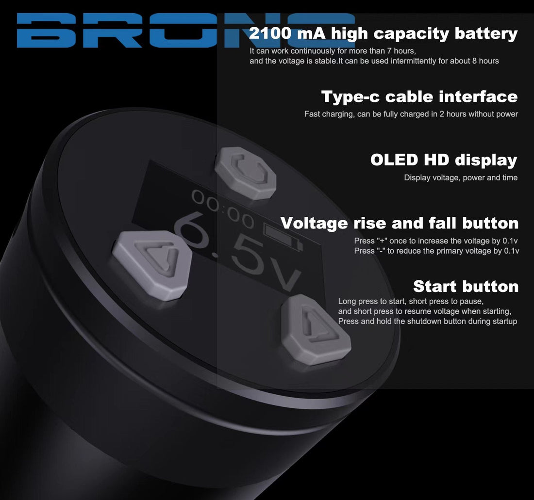 2024 BRONC Max V12 Adjustable Wireless Pen