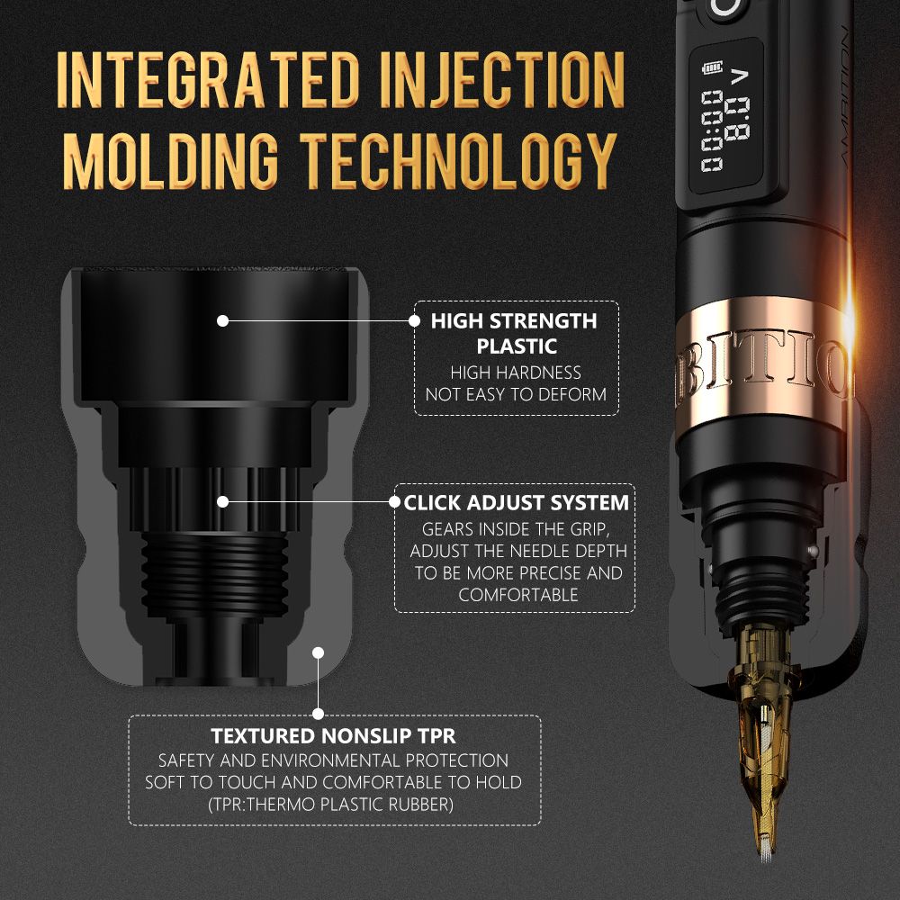 Ambition 12pcs Disposable Grip with Click Adjust System