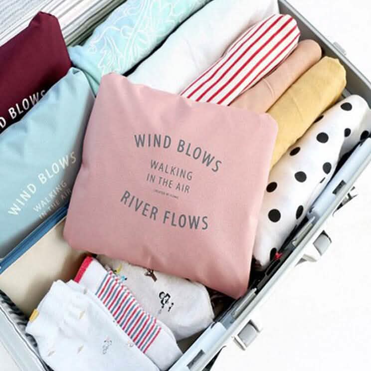 3-Pack: Compact & Stylish Foldable Travel Storage Bag