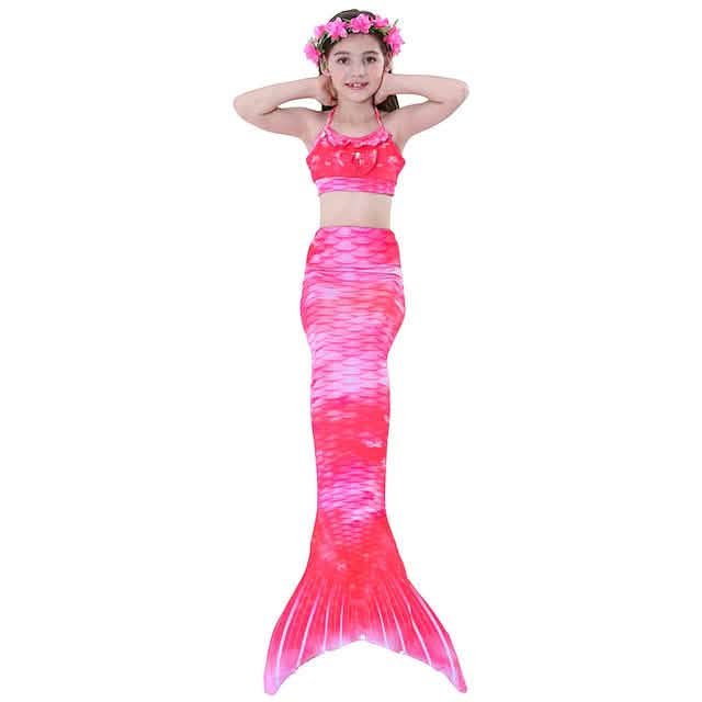 3-Piece: Girls Swimwear Bikini Set