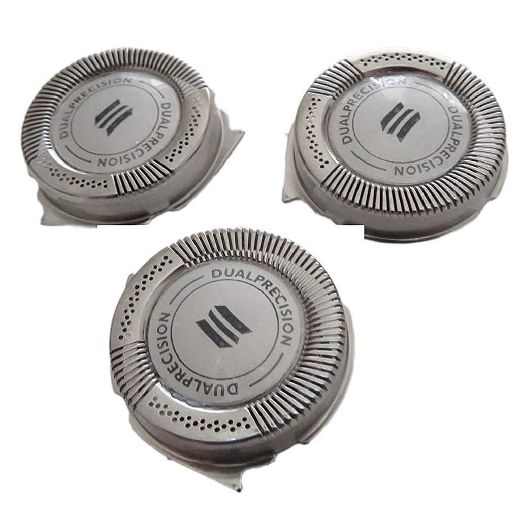 3-Piece: HQ8 Dual Precision Replacement Heads for Philips Norelco Shavers