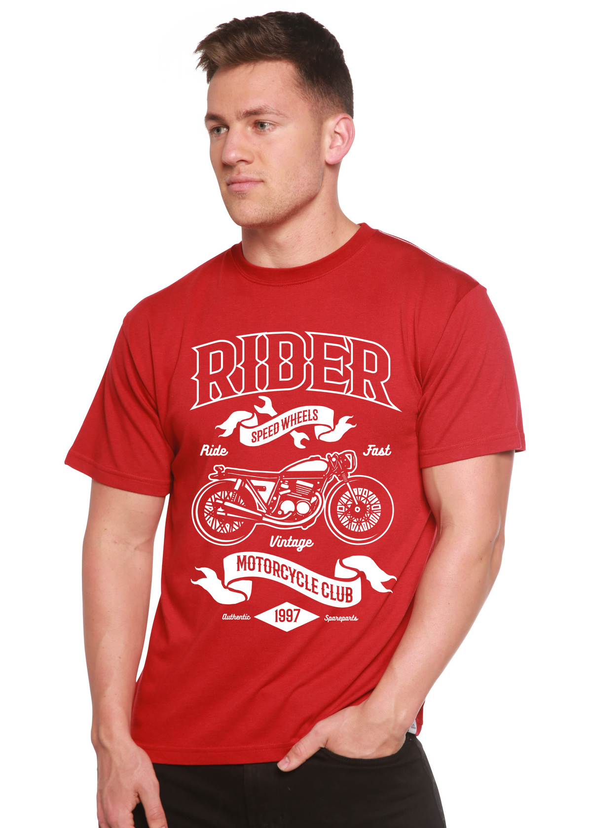 Rider Spun Bamboo® Men's Bamboo Viscose/Organic Cotton Short Sleeve Graphic T-Shirt