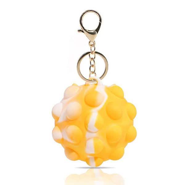 3D Pop Ball Fidget Toy Keychain Stress Reliever For Children and Adults