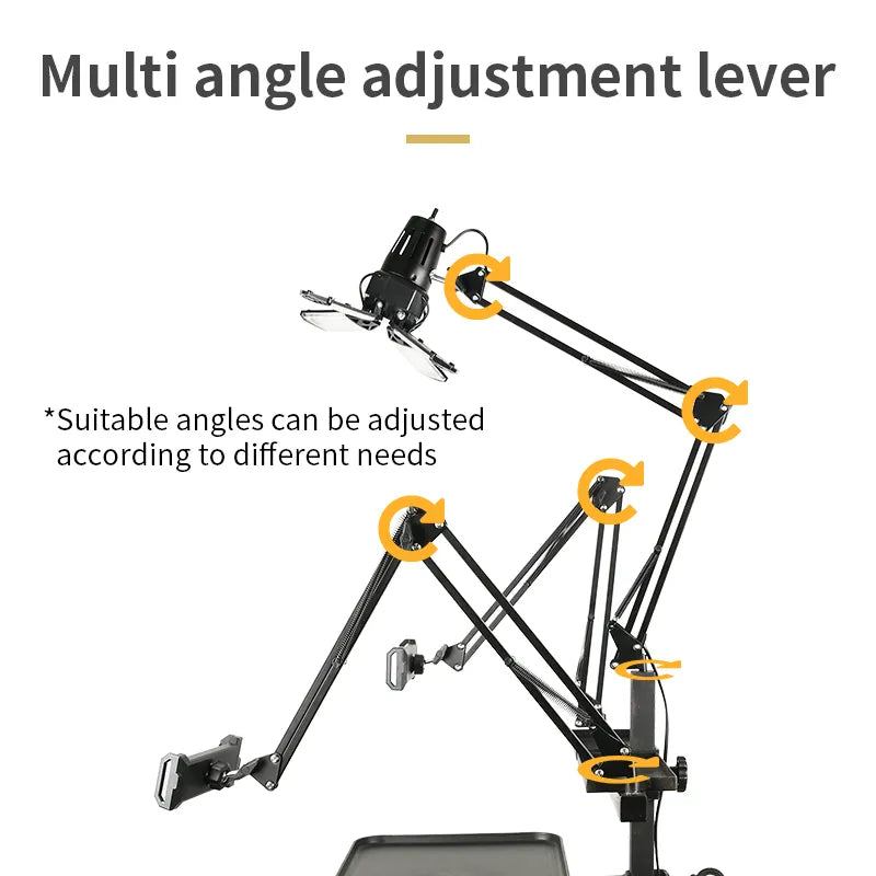 TAIDU Promotion Multi-Functional Double Holder Tattoo Workstation with Light