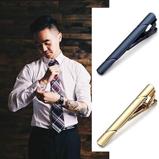 4-Piece: Men's Tie Clips