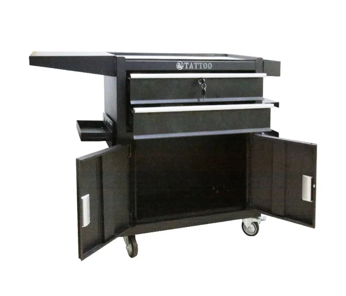 Multifunctional tattoo tool workbench tool car
