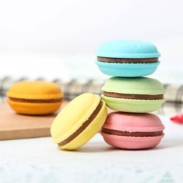 5-Pack: Macaron Erasers