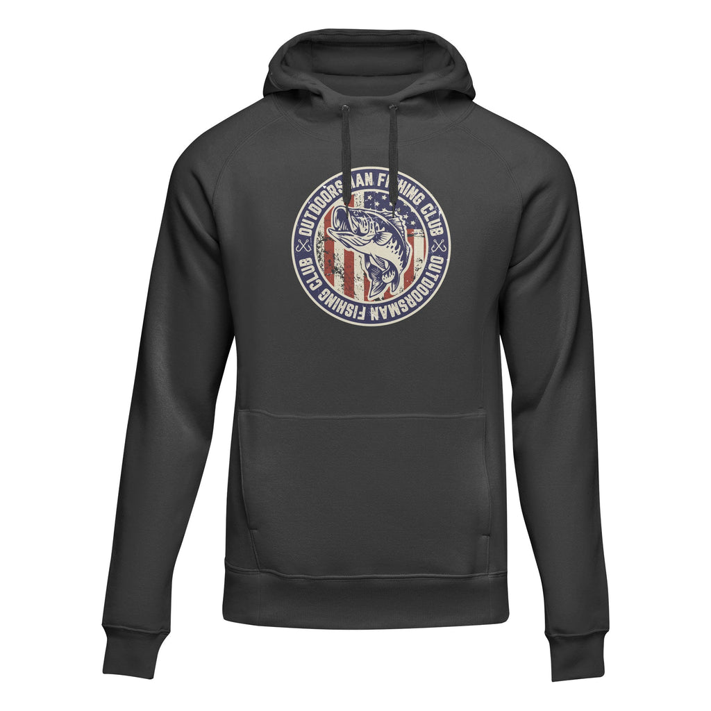 Outdoorsman Fishing Club Patriotic Unisex Hoodie