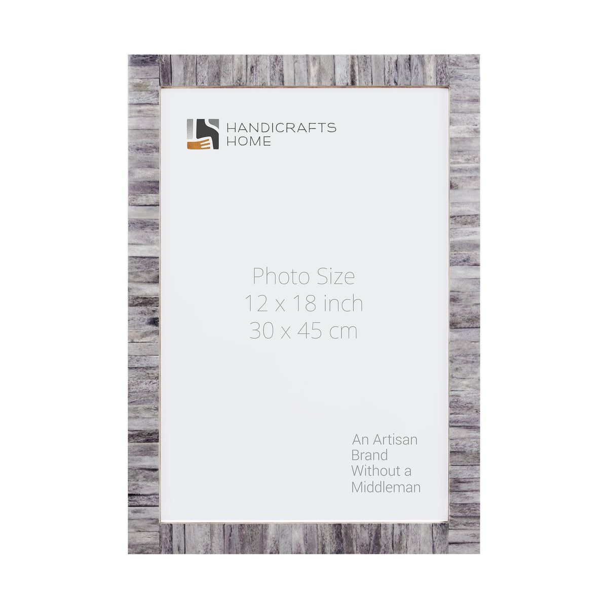 Poster Frames Classic Collection Bone Inlay, Grey, 6 Sizes