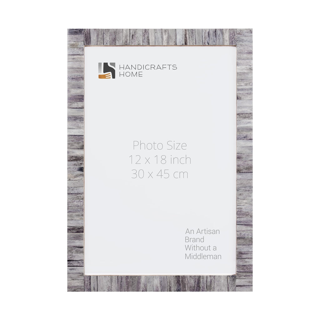 Poster Frames Classic Collection Bone Inlay, Grey, 6 Sizes