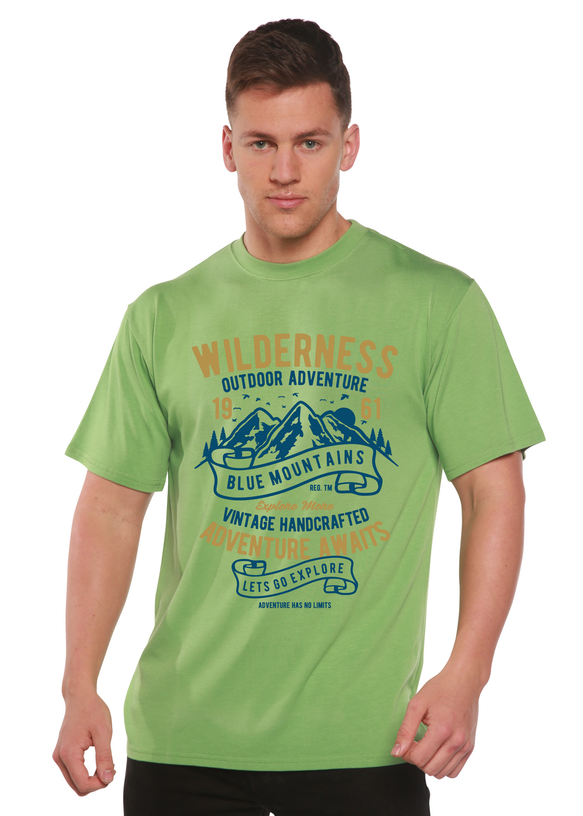 Wilderness Spun Bamboo® Men's Bamboo Viscose/Organic Cotton Short Sleeve Graphic T-Shirt