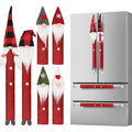 8-Piece: Gnome Christmas Refrigerator Handle Covers Set
