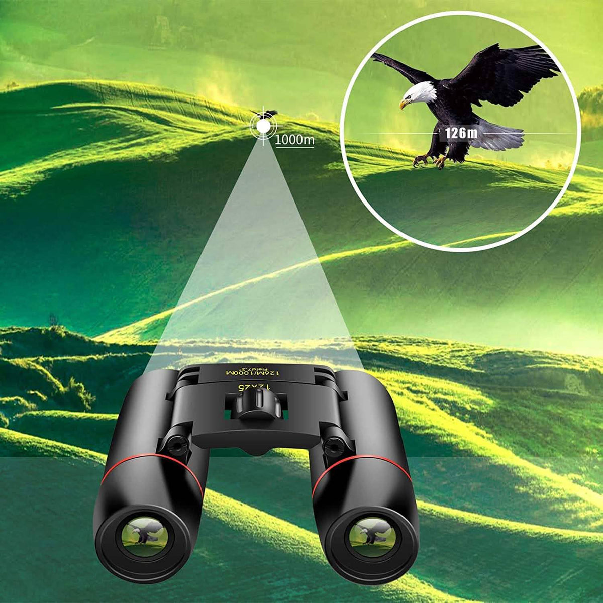 8 x 21 Small Pocket Binoculars Compact