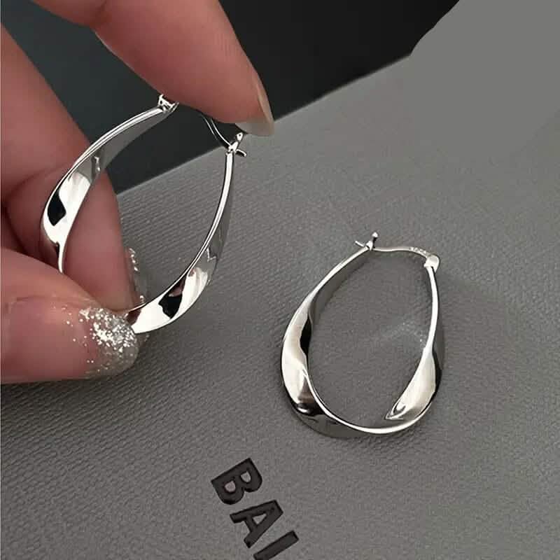925 Silver Hypoallergenic Elegant Retro Style Earrings