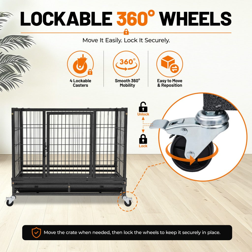 31" Stackable Dog Crate D311D01