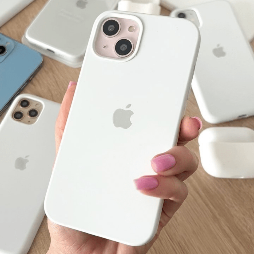 iPhone Silicone Case (White)