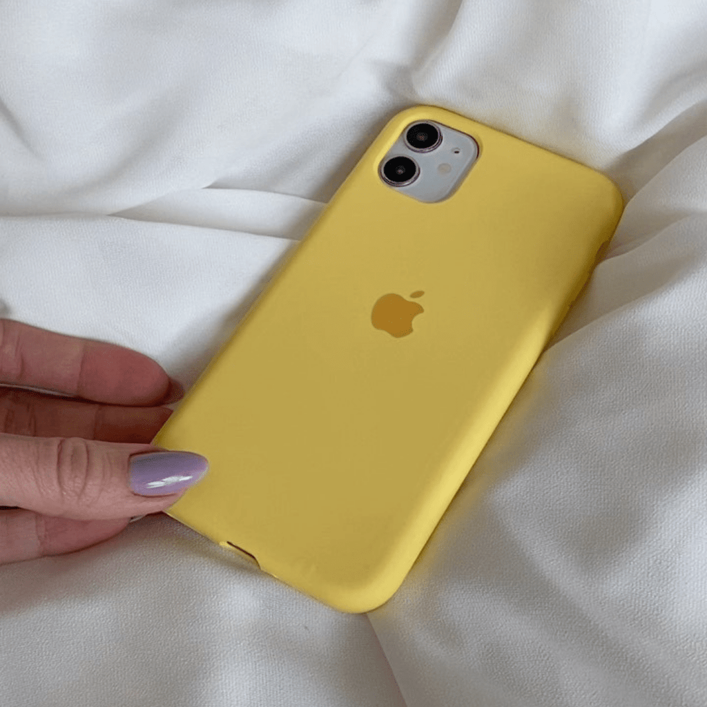 iPhone Silicone Case (Yellow)
