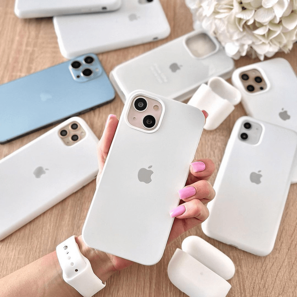 iPhone Silicone Case (White)