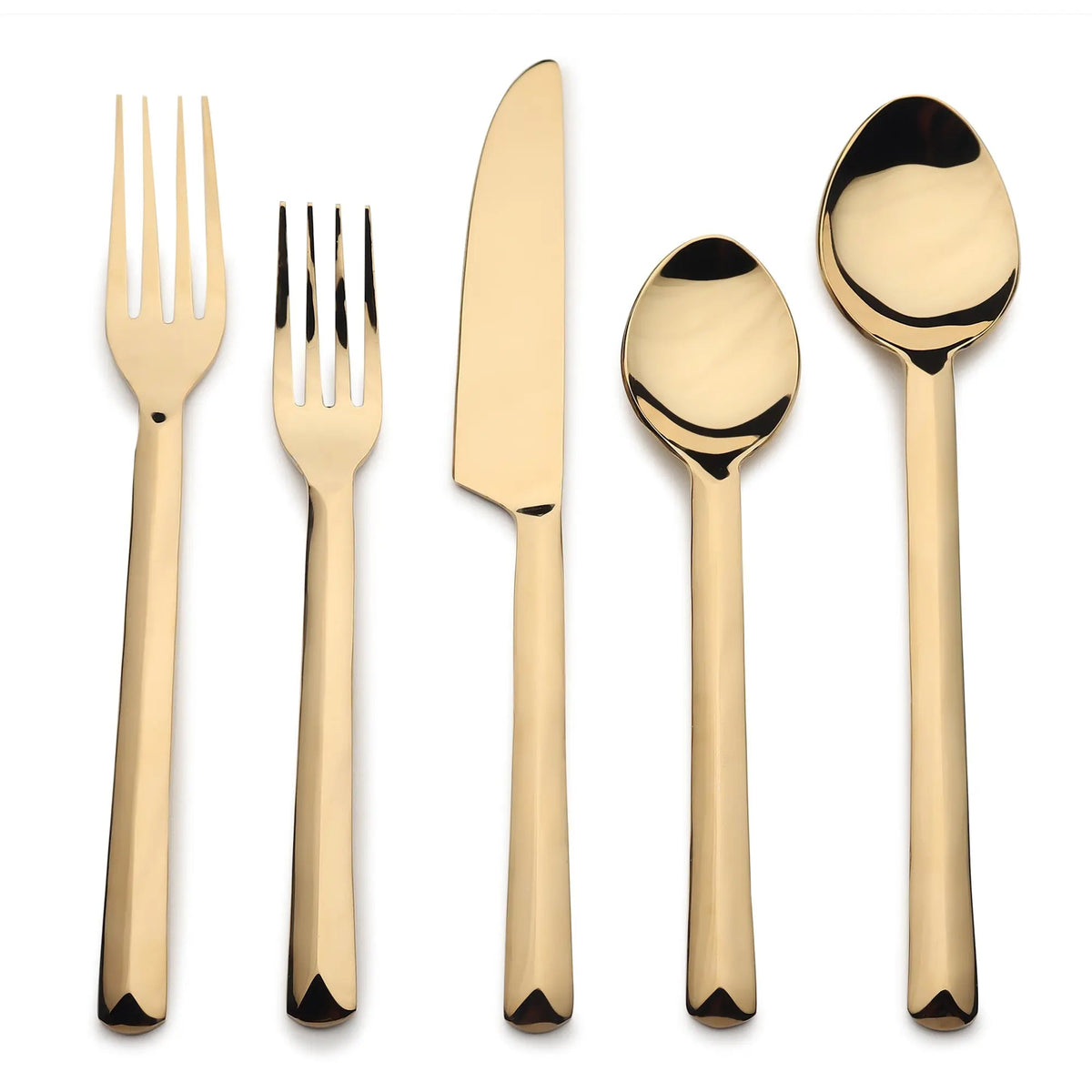 Ariella PVD 5 Pc. Flatware Set