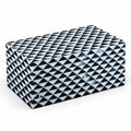 Marquet Prism Black White Resin Inlay Storage Box, 8 Sizes