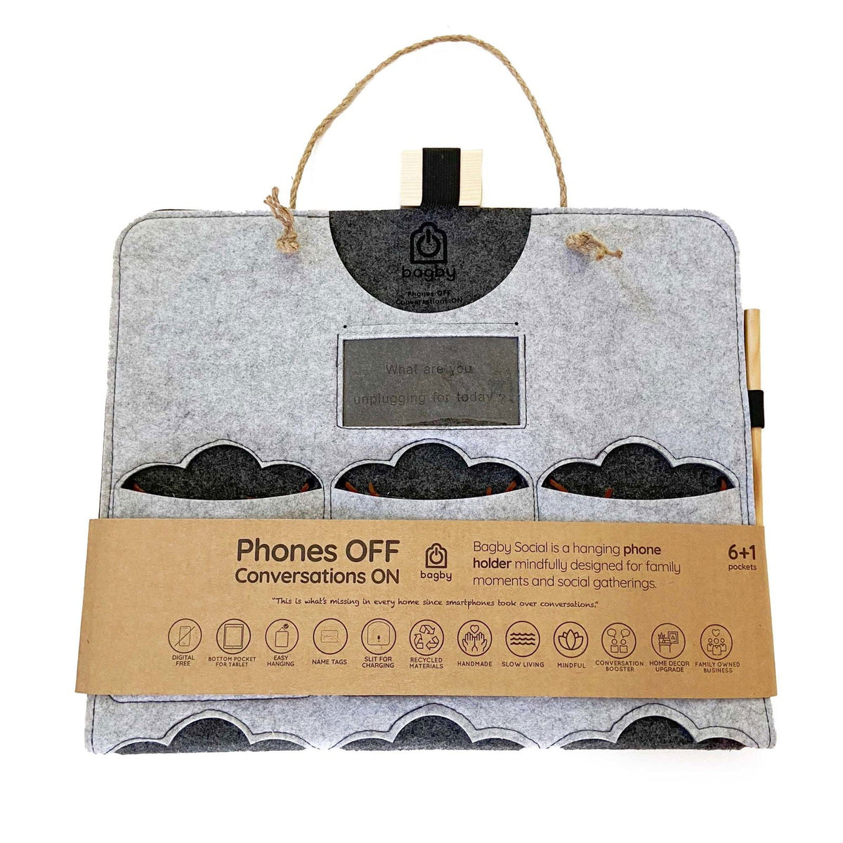 Bagby FAMILY - Phone Organizer 6+1 Pockets