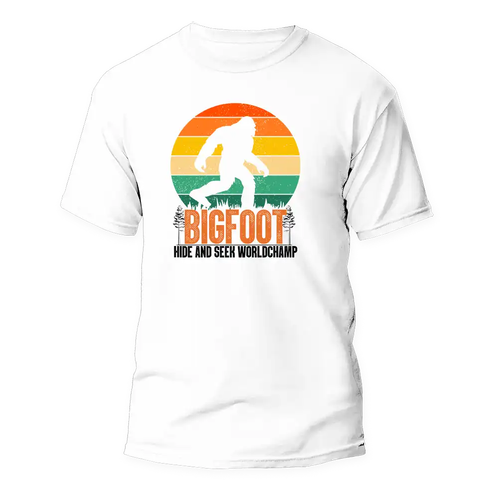 Bigfoot Hide And Seek Man T-Shirt