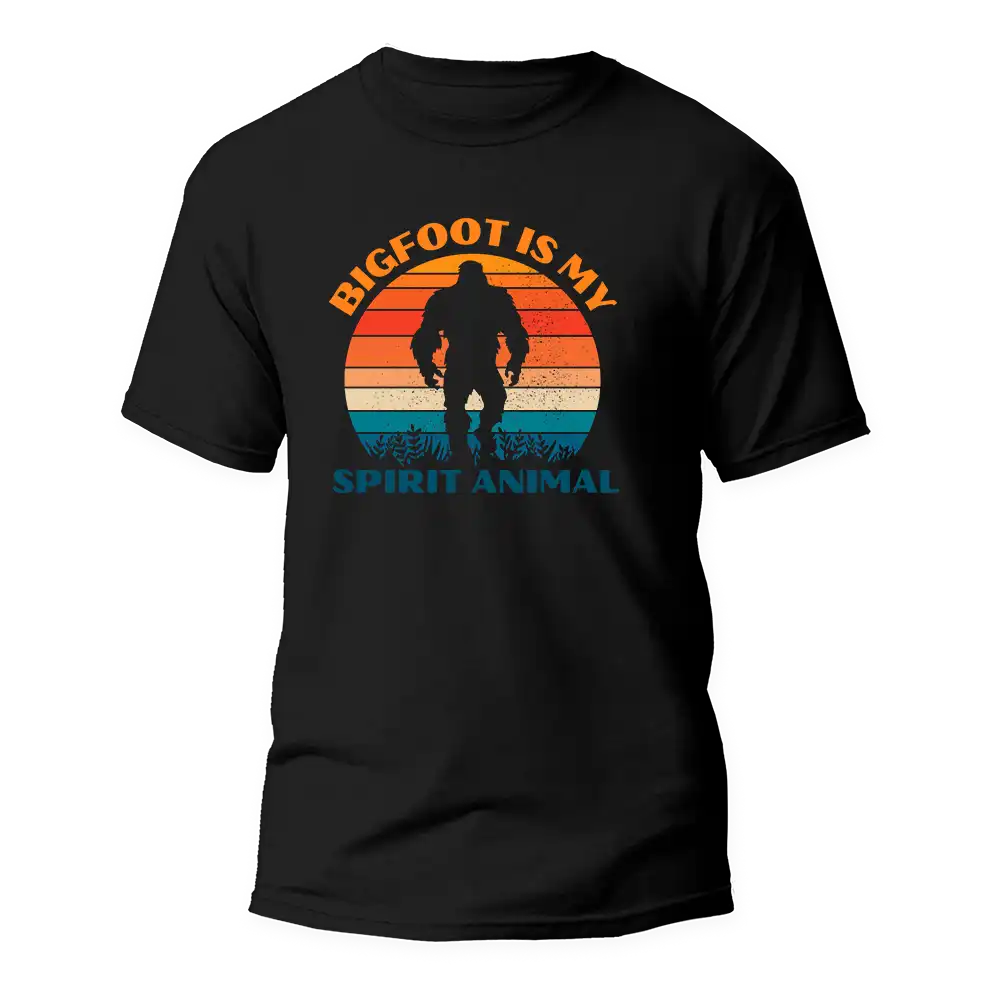 Bigfoot Is My Spirit Animal Man T-Shirt