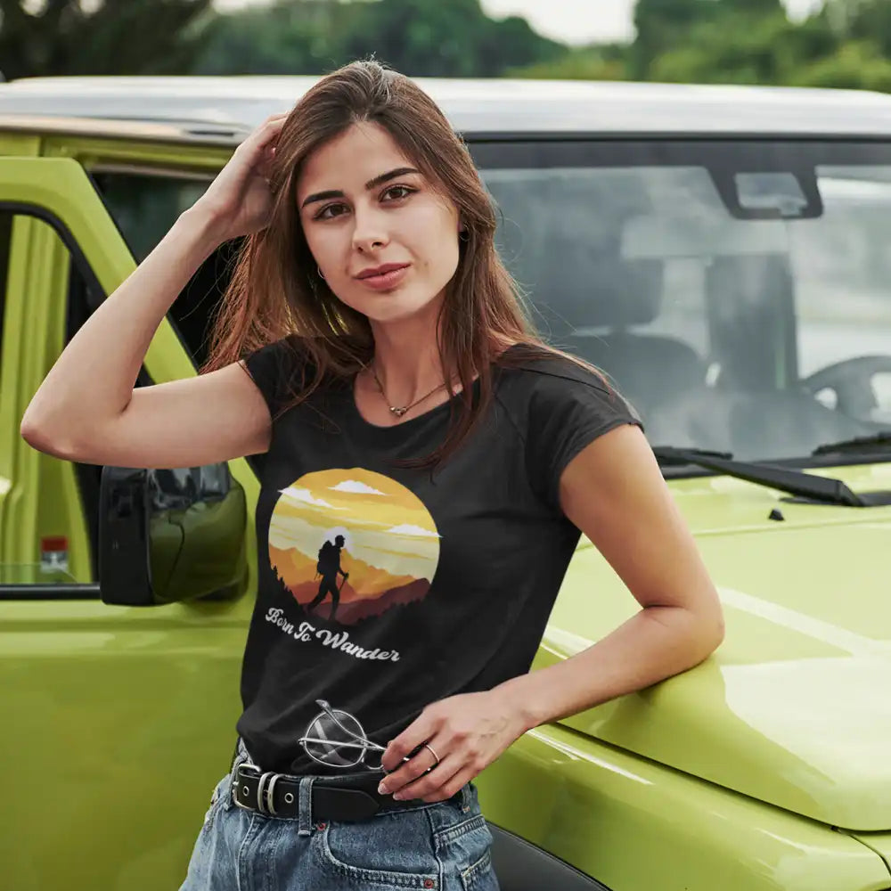 Born To Wander T-Shirt for Women