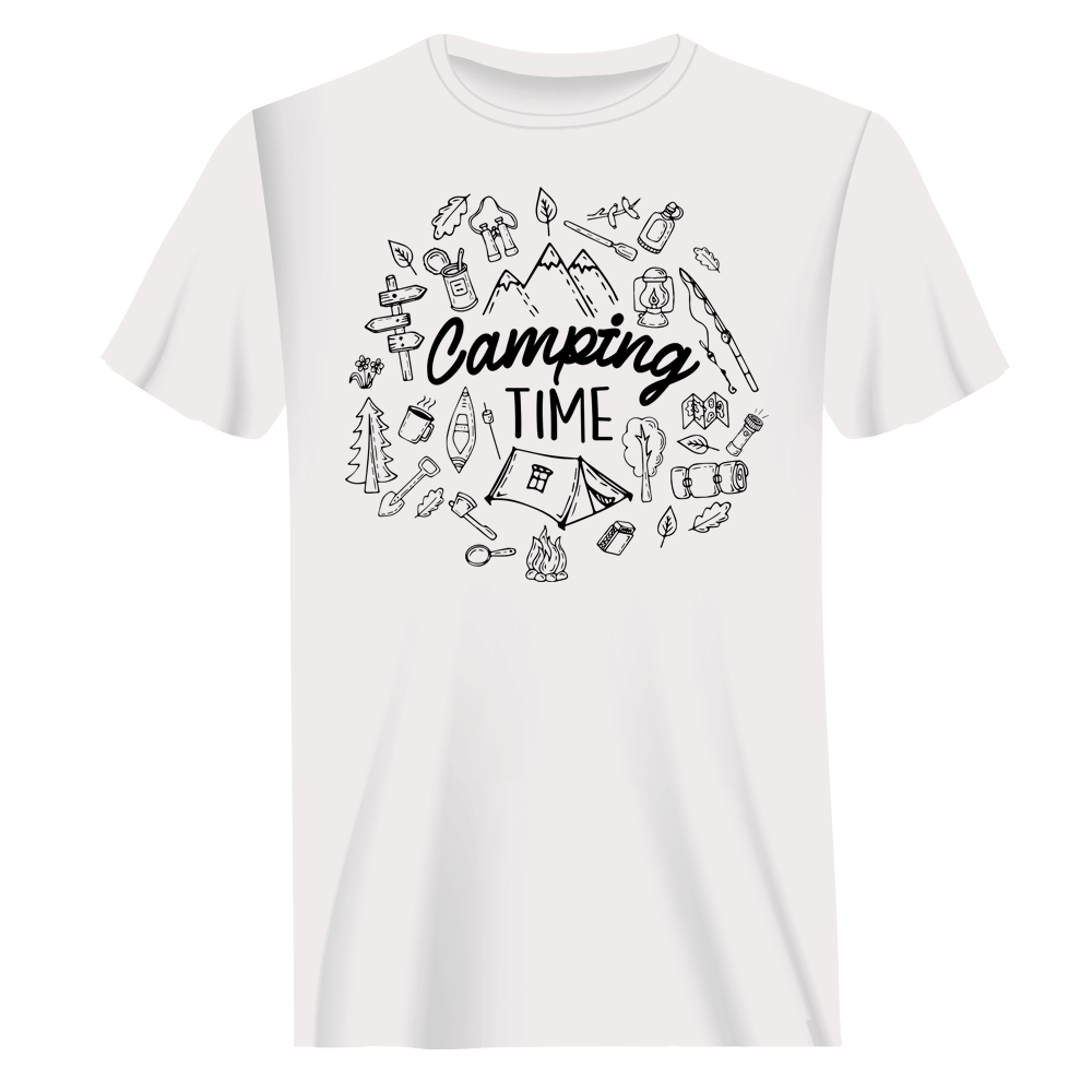 Camping Elements Man T-Shirt