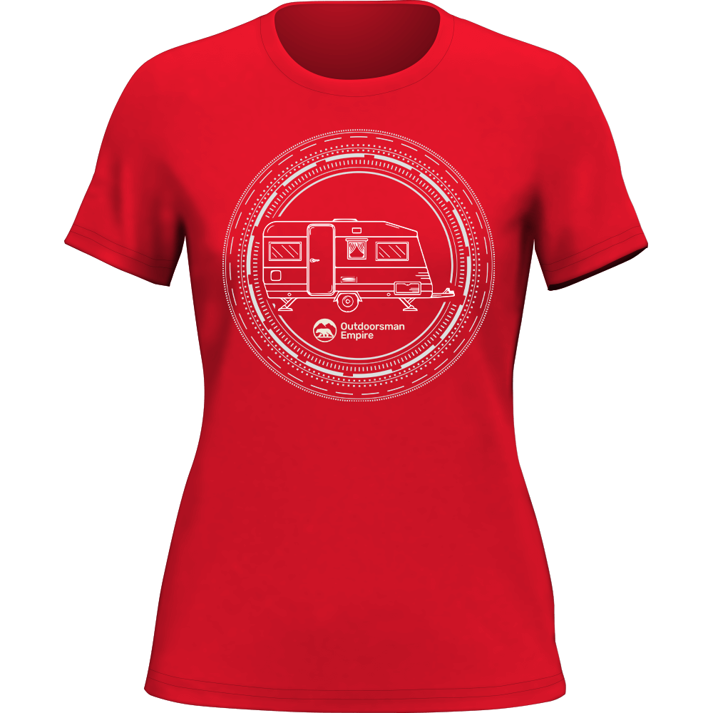 Camping Kaleidoscope T-Shirt for Women