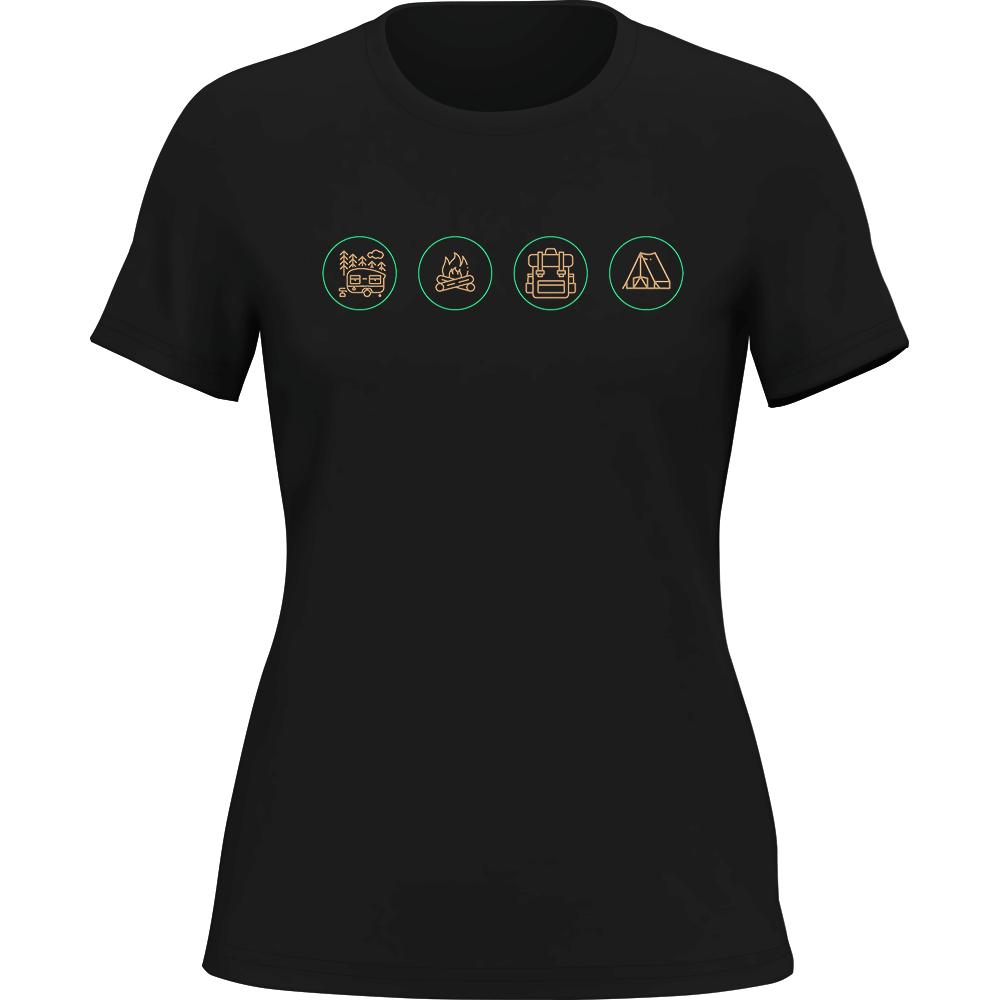 Camp Life T-Shirt for Women