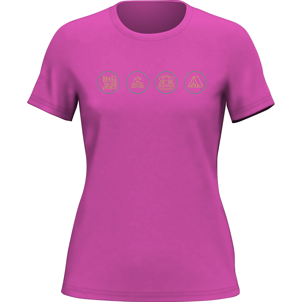 Camp Life T-Shirt for Women