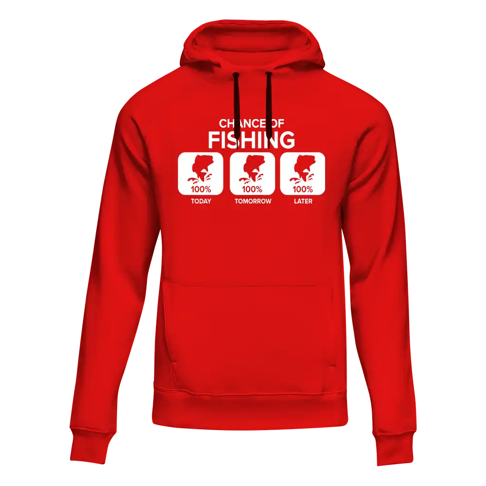 Chance of Fishing Unisex Hoodie