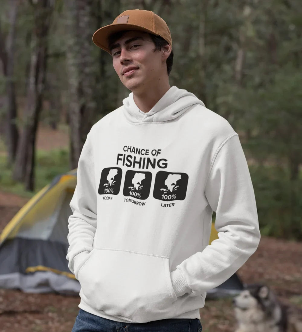 Chance of Fishing Unisex Hoodie