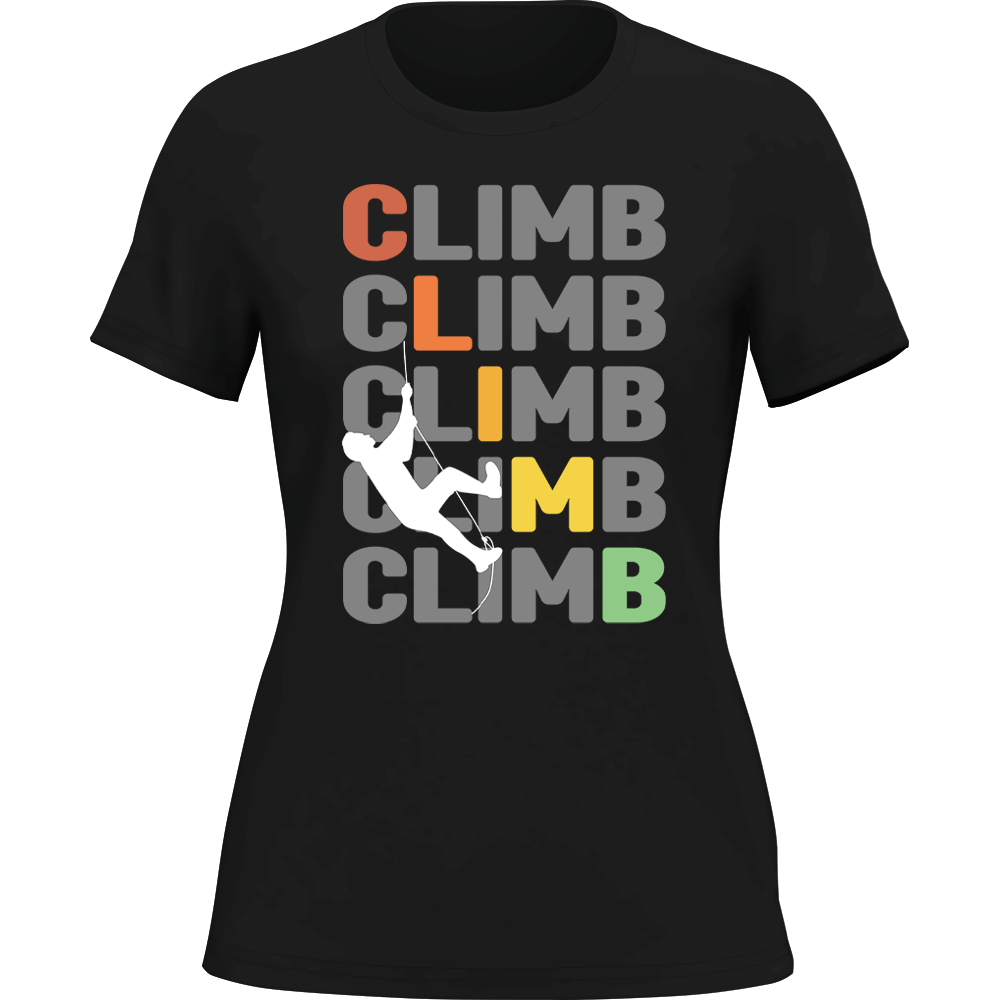 Climbbbbb T-Shirt for Women