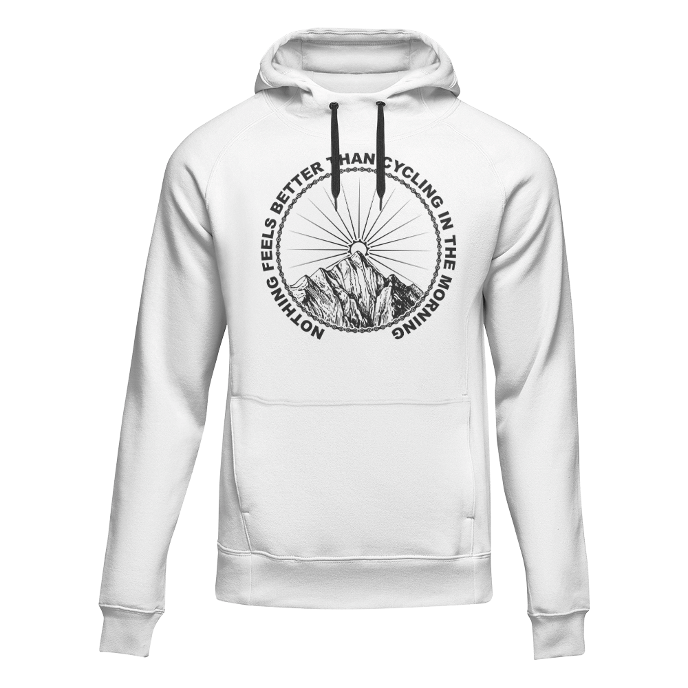 Cycling In The Morning Unisex Hoodie