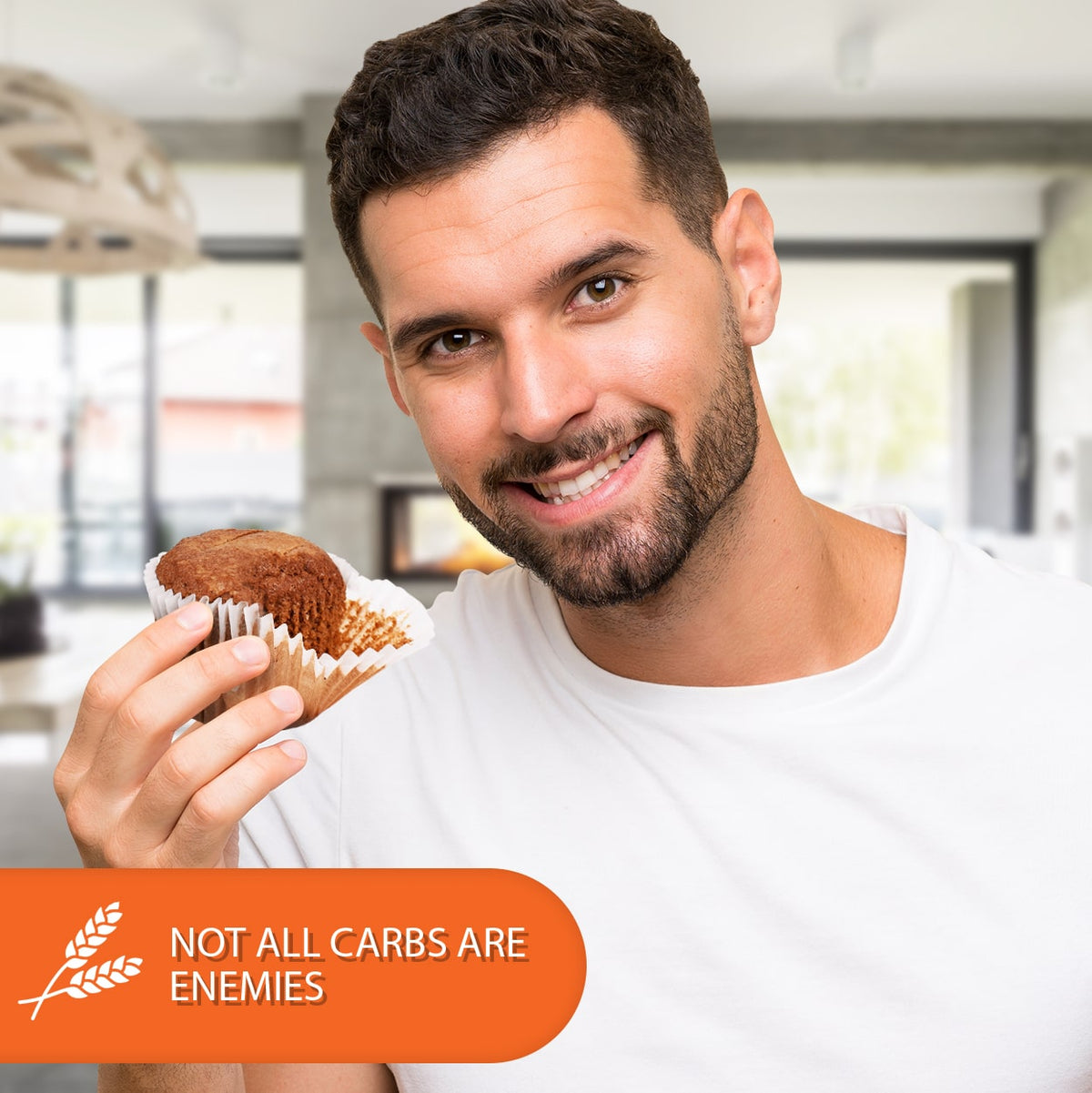 Carbolicious Homestyle Lemon Muffin Low-Carb Sugar-Free - 6 Pack - Only 2g Carbs per Muffin