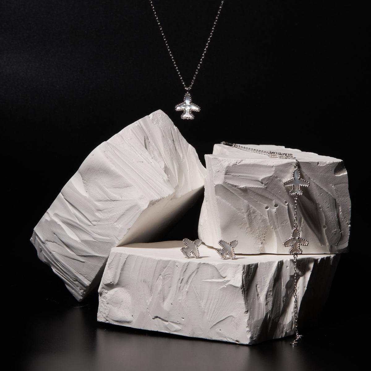 Skylight silver Earrings